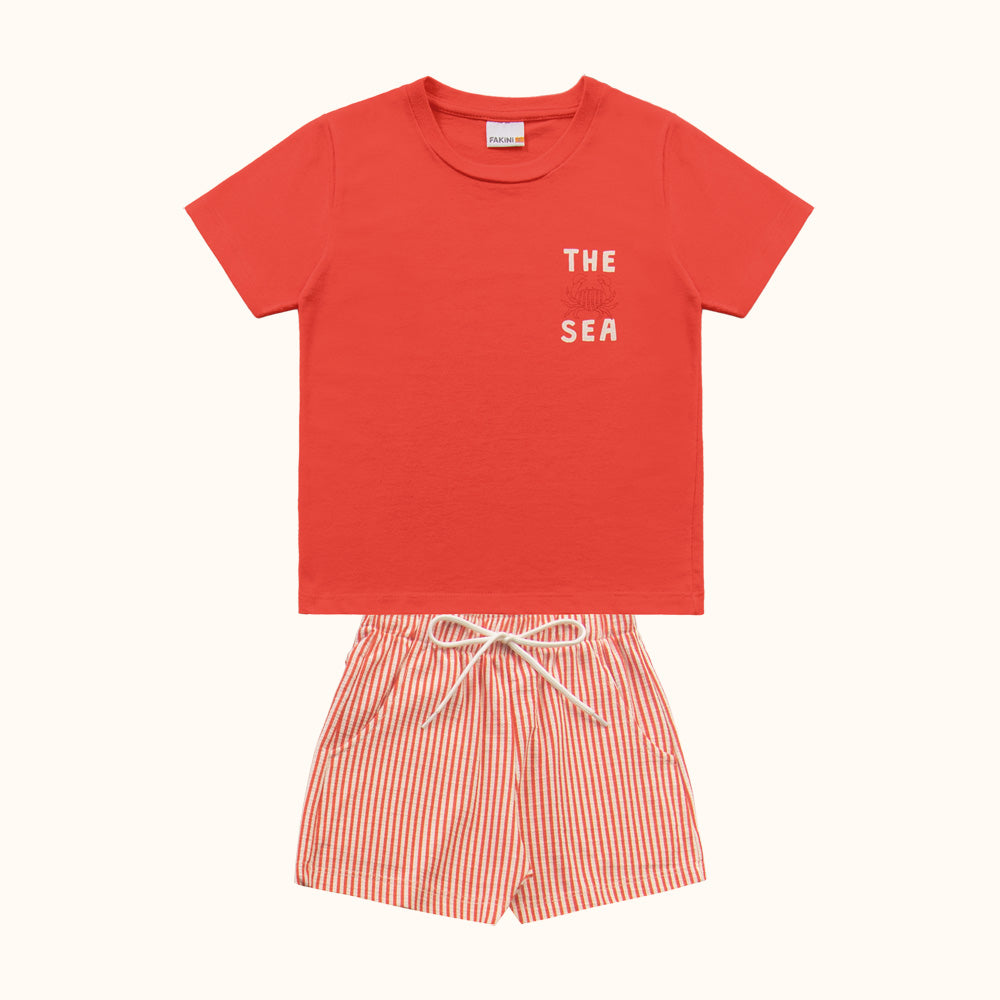 CONJ MAS CAM THE SEA E BER LIST FLORENCE VERMELHO