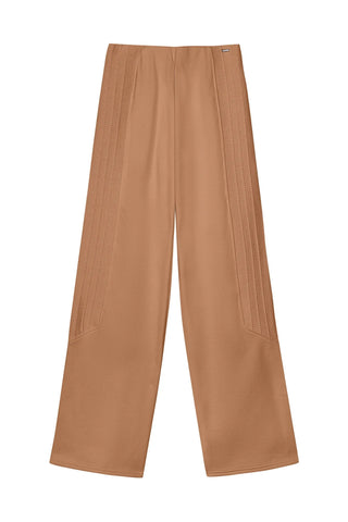 CALCA FEM MOLEM FELPADO DET LATERAL KHAKI