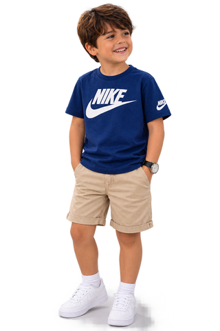 CAMISETA NIKE KIDS MAS FTR EVERGREEN MARINHO B0H