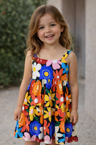 VESTIDO MALHA FLORIA FABULA ESTAMPADO