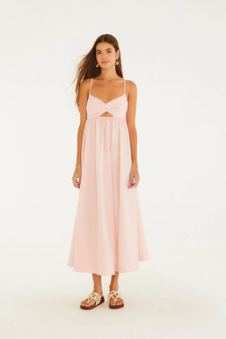 VESTIDO CROPPED PREGAS FARM ROSA