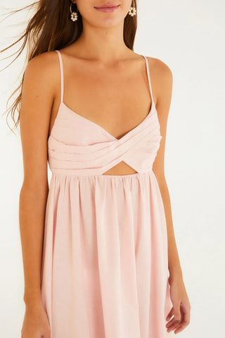 VESTIDO CROPPED PREGAS FARM ROSA