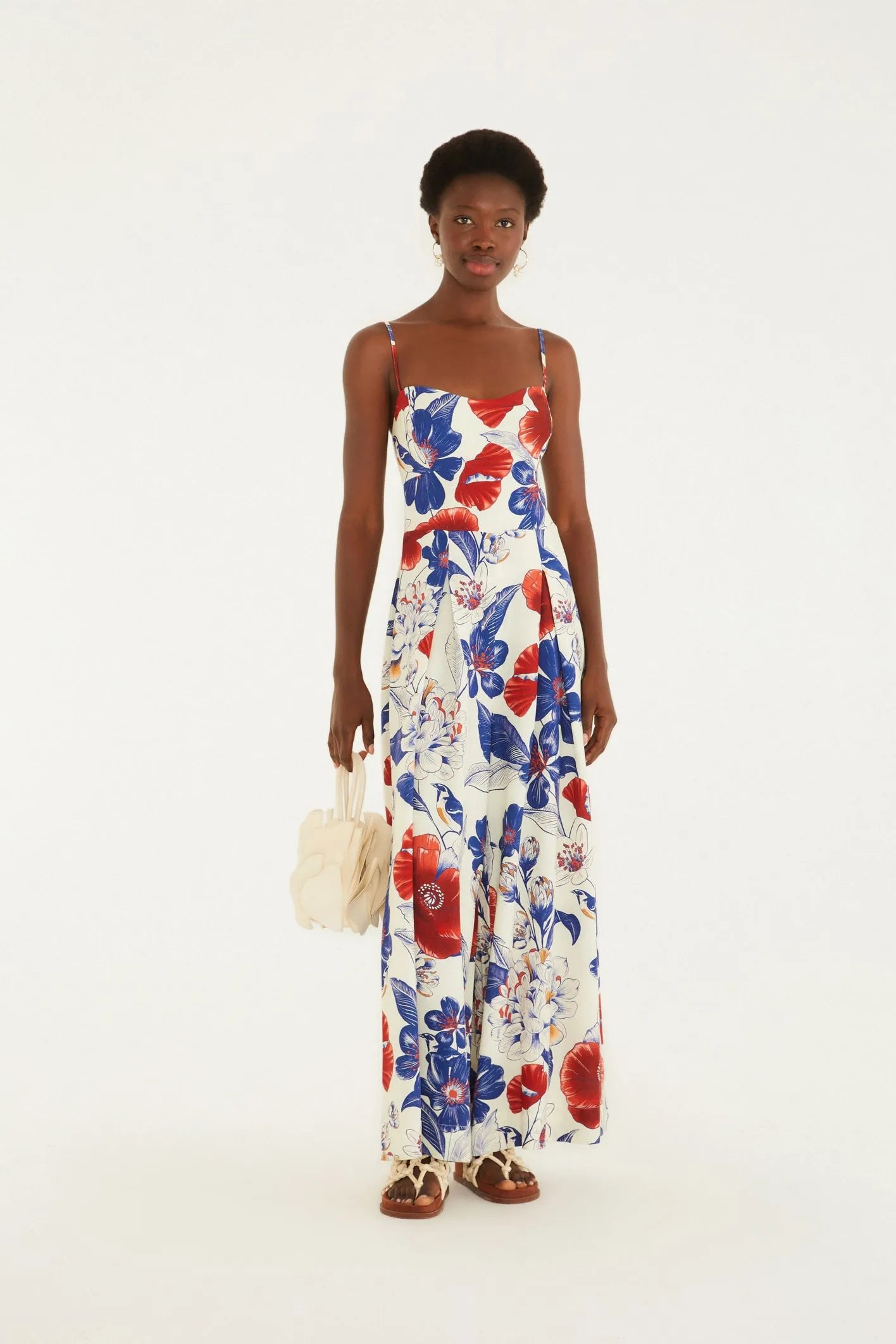 MACACAO FEM FLORAL VERA FARM OFF WHITE