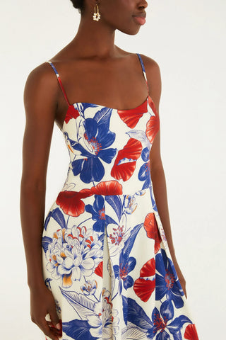 MACACAO FEM FLORAL VERA FARM OFF WHITE