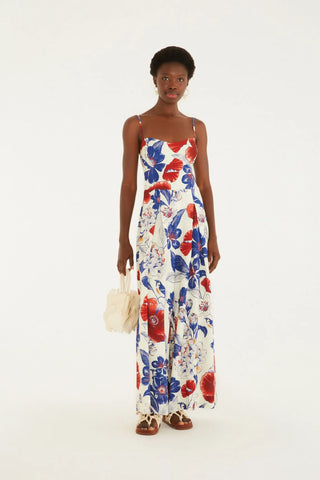 MACACAO FEM FLORAL VERA FARM OFF WHITE