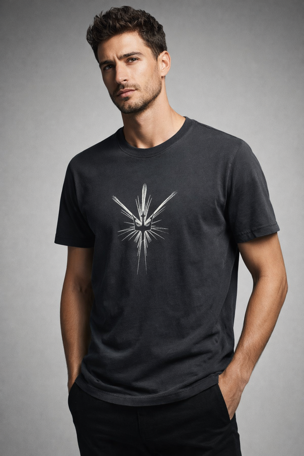 CAMISETA MAS MC VINTAGE SURFING STAR PRETO