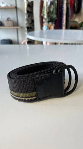 CINTO MAS LISTRAS OSKLEN PRETO/FOREST/KHAKI