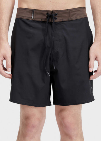 BERMUDA MAS SURF AQUAONE FLEX AQUAFLOW PRETO/MARROM