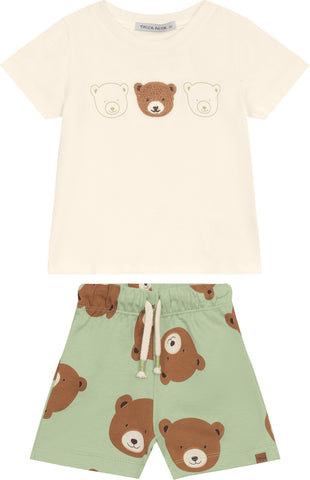 CONJ MAS CAM BORD E BERM MLT EST URSOS OFF WHITE/ERVA