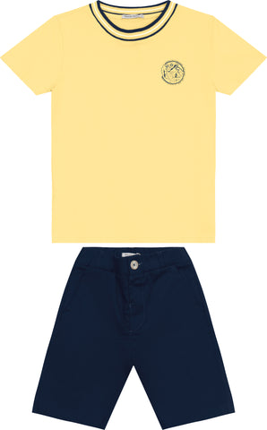 CONJ MAS CAM GOLA ELAST CAMPING BER SARJ BAUNILHA/MARINHO