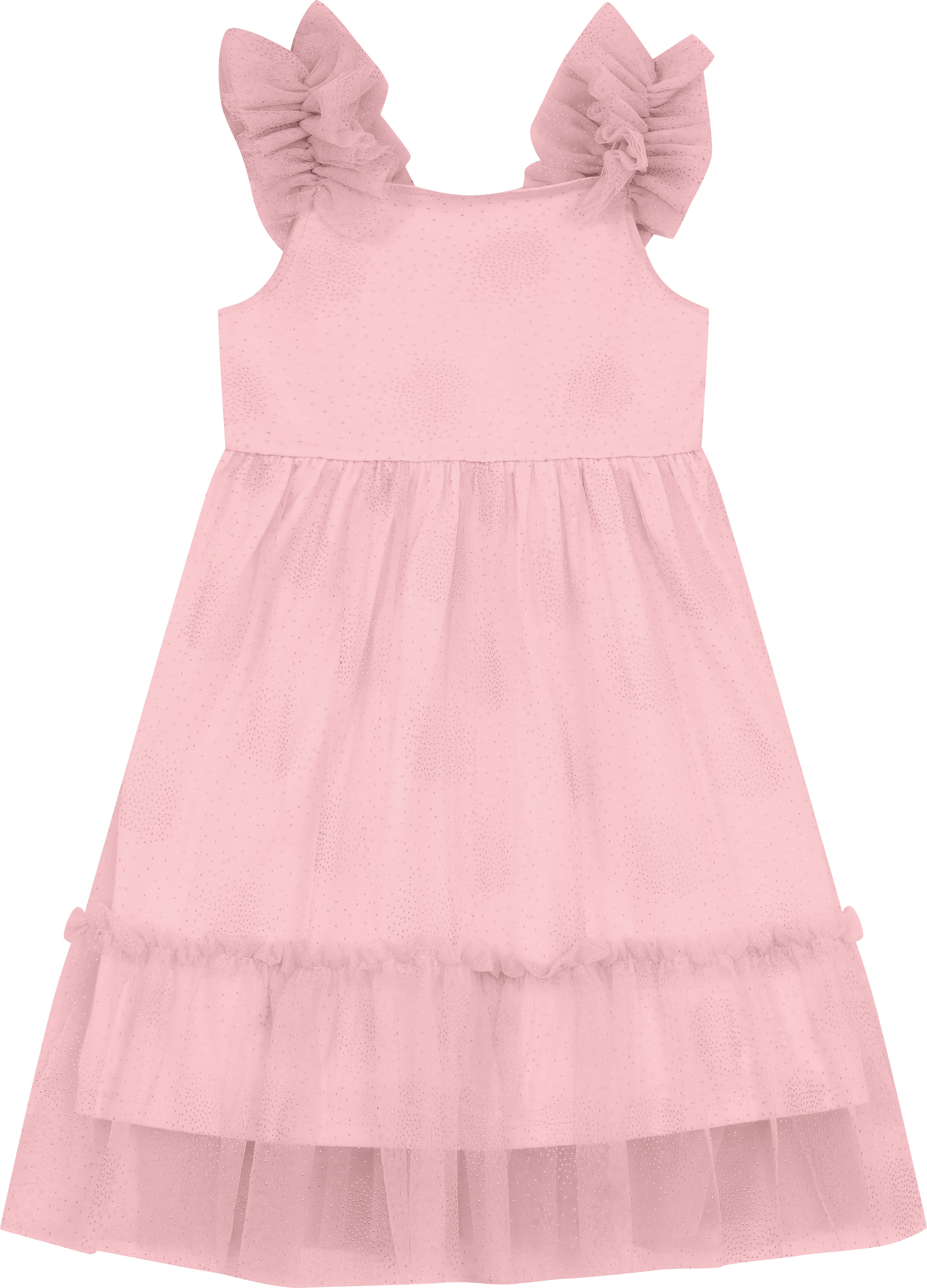 VESTIDO ALCA C DET TULE CONSTELACAO PEONIA
