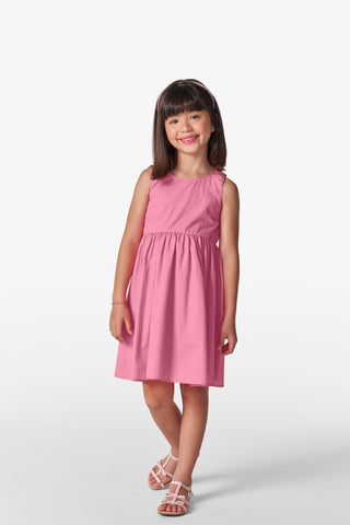 VESTIDO ALCA STRASS E LACOS COSTA TRICOL CASHMERE ROSA