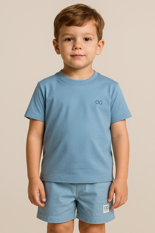 CAMISETA OGOCHI INF MC ESSENCIAL AZUL PETROLEO 4214