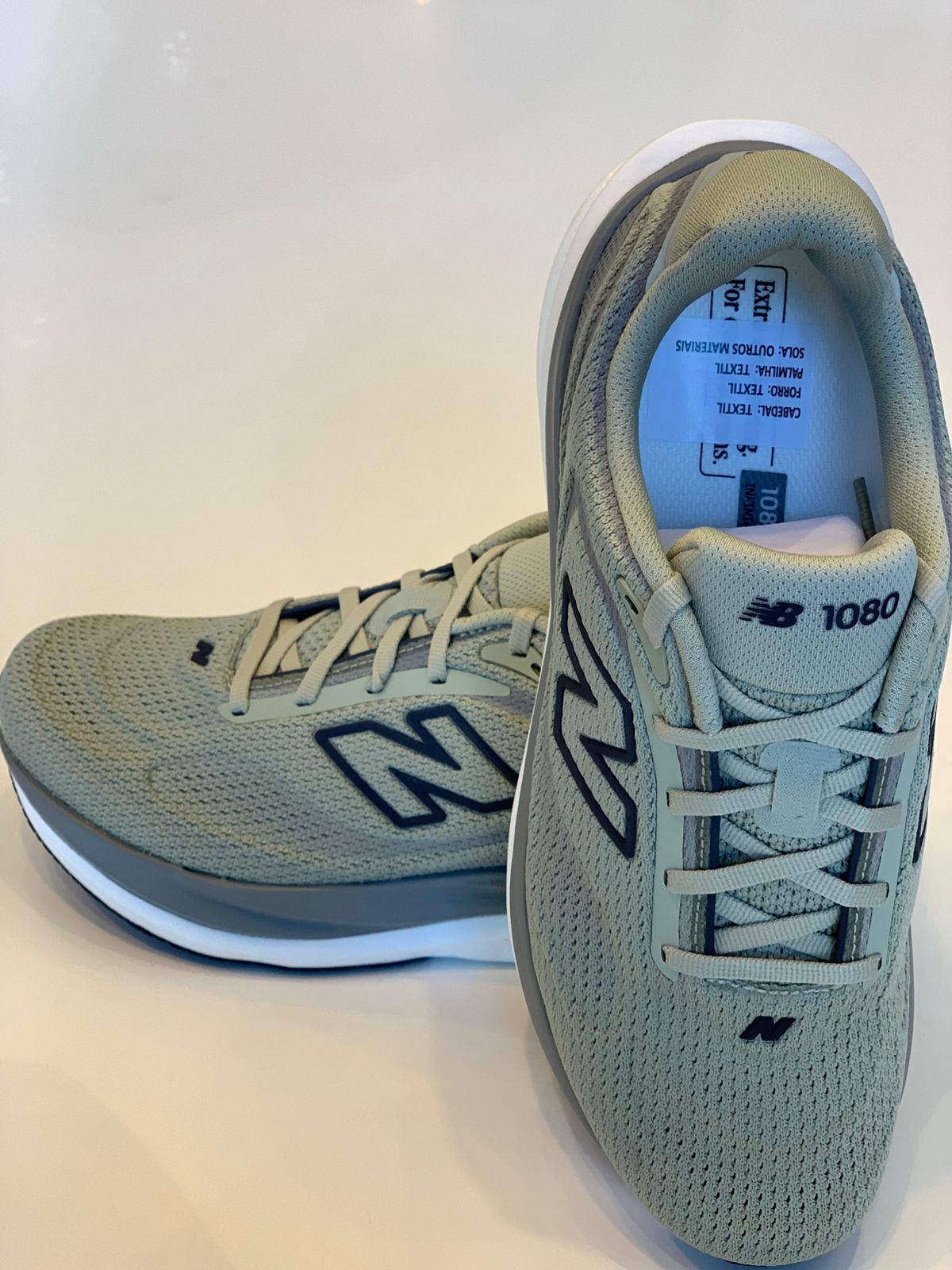 TENIS NB INFINION 1080V15 NEW BALANCE VERDE OLIVA/PRETO