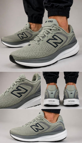TENIS NB INFINION 1080V15 NEW BALANCE VERDE OLIVA/PRETO