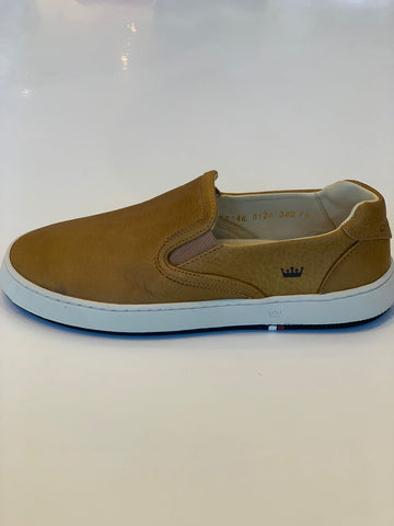 TENIS MAS BOSSANOVA COURO GRAXO OSKLEN CARAMELO