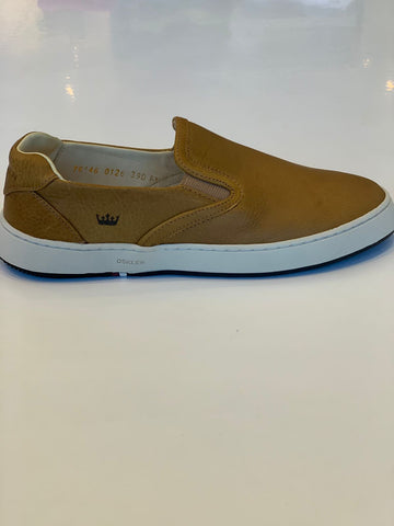 TENIS MAS BOSSANOVA COURO GRAXO OSKLEN CARAMELO