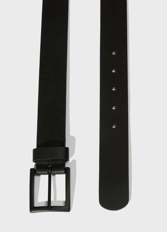 CINTO MAS E LEATHER OSKLEN PRETO