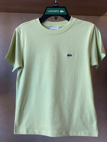 CAMISETA MAS KIDS MC LACOSTE CORE VERDE CLARO UYB