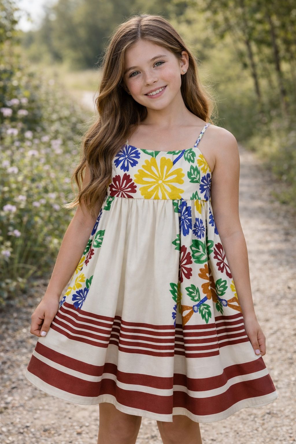 VESTIDO BELEZA BARRADO FARM FUTURA BRANCO