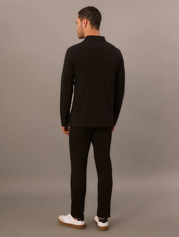 POLO CKJ MAS ML REGULAR PREMIUM PRETO