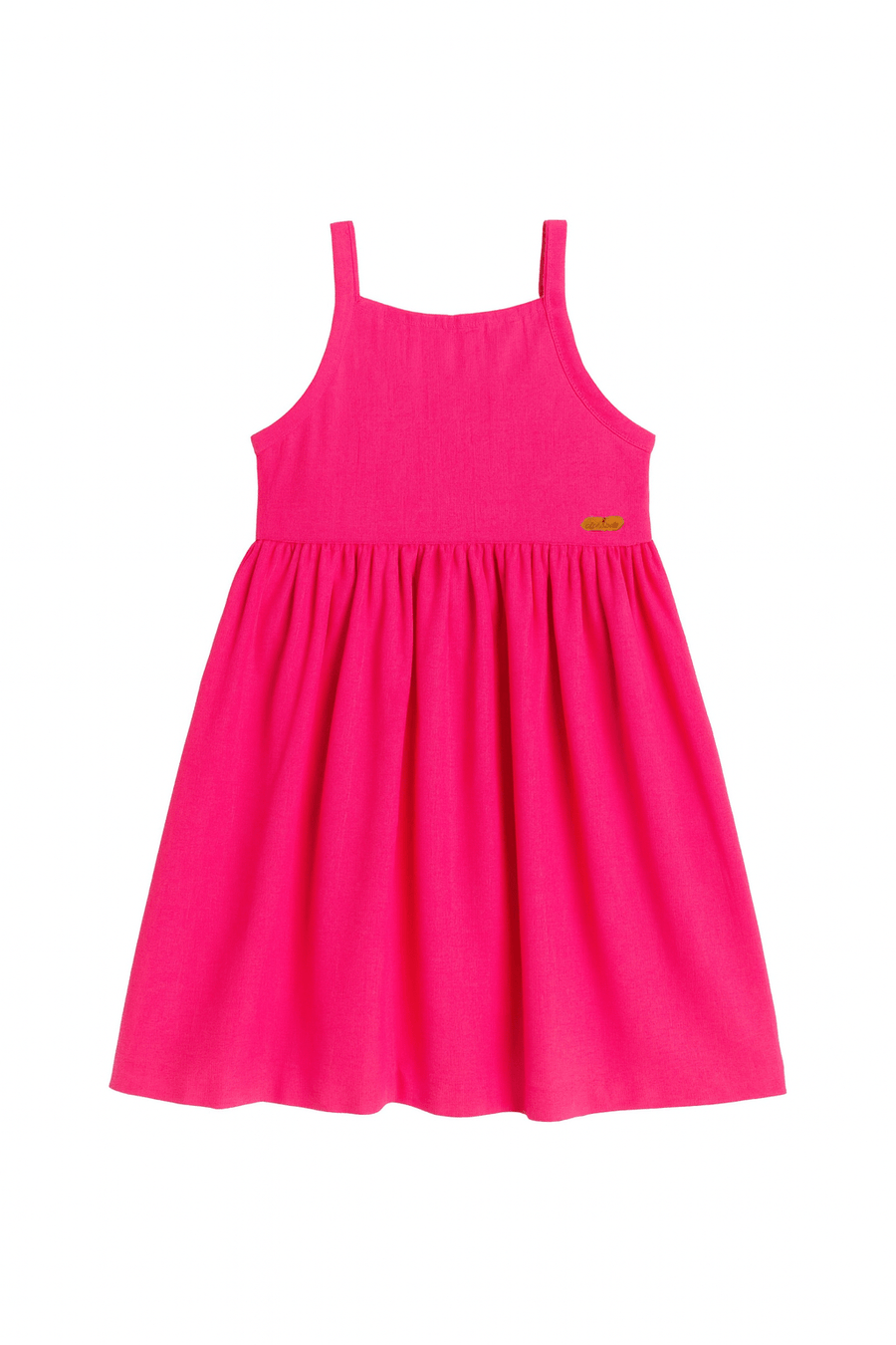 VESTIDO ENTRE COTRES DET COSTAS BICHINHO ROSE
