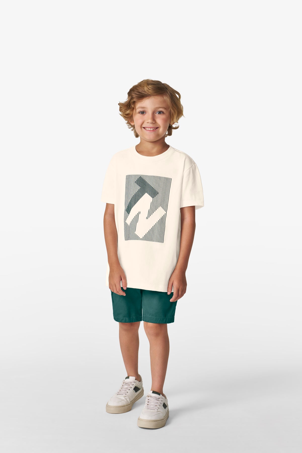 CONJ MAS CAM TN QUAD RELEVO E BERM SARJA OFF WHITE/EUCALIPTO