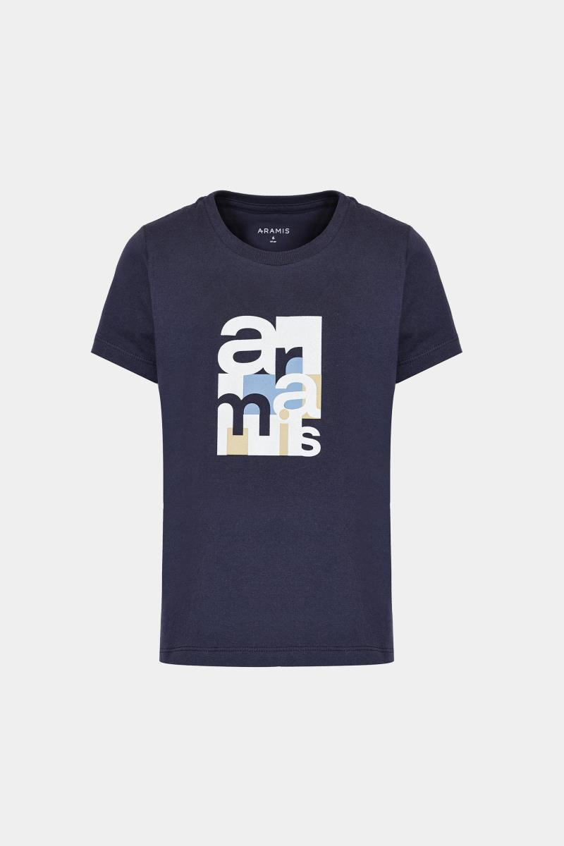 CAMISETA MAS ARAMIS INF EST GEOMETRICA NAVY
