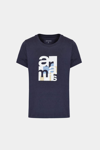 CAMISETA MAS ARAMIS INF EST GEOMETRICA NAVY