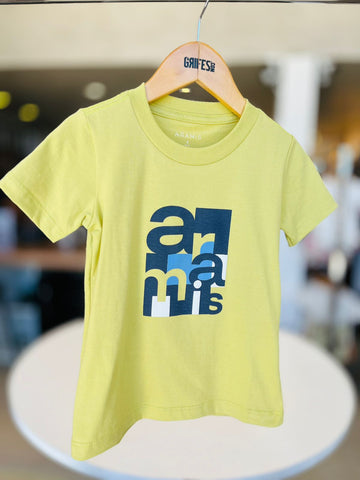 CAMISETA MAS ARAMIS INF EST GEOMETRICA CITRICO