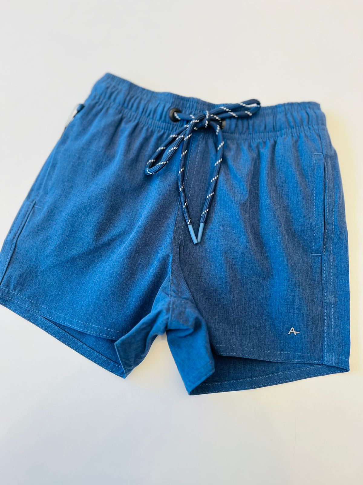 SHORTS ELAST MAS ARAMIS INF MESCLA COLOR AZUL MEDIO