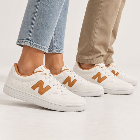 TENIS NB BB80 UNISEX NEW BALANCE BEGE/CARAMELO