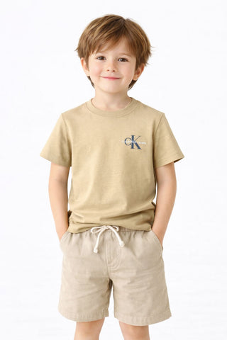 CAMISETA CKJ KIDS MAS MC REISSUE PEITO HAVANA