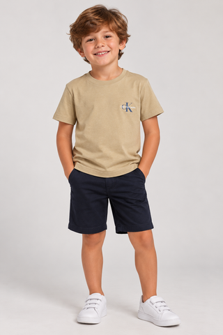 CAMISETA CKJ KIDS MAS MC REISSUE PEITO HAVANA