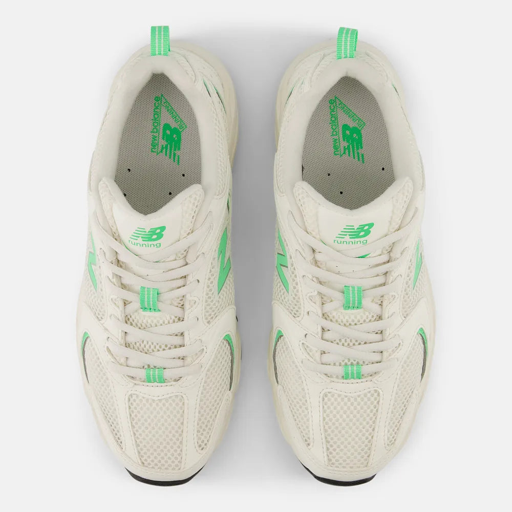 TENIS NB U530 UNISEX NEW BALANCE BR/BEGE CLARO/VERDE CLARO