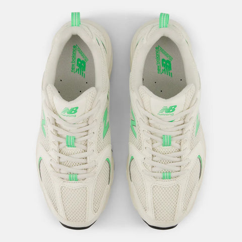 TENIS NB U530 UNISEX NEW BALANCE BR/BEGE CLARO/VERDE CLARO