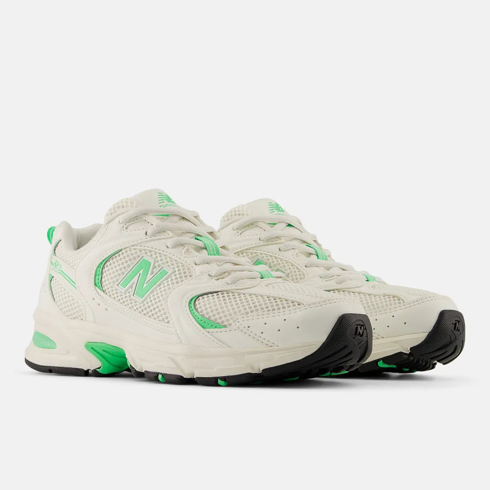 TENIS NB U530 UNISEX NEW BALANCE BR/BEGE CLARO/VERDE CLARO