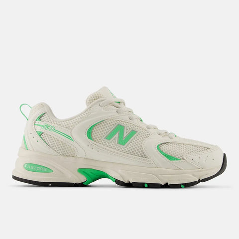 TENIS NB U530 UNISEX NEW BALANCE BR/BEGE CLARO/VERDE CLARO