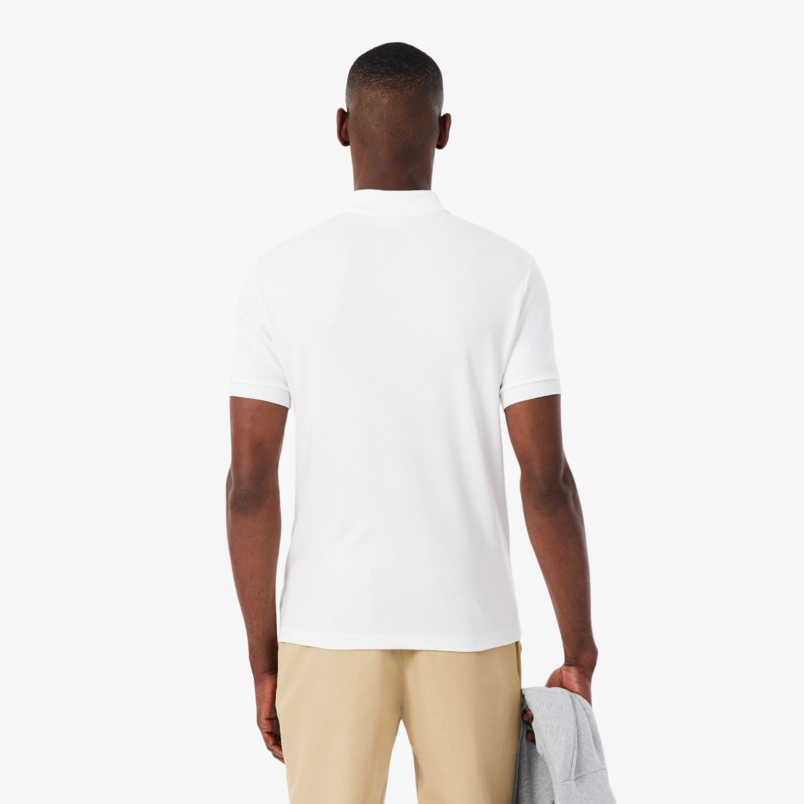POLO MASC MC LACOSTE BRANCO 001