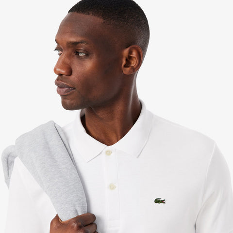 POLO MASC MC LACOSTE BRANCO 001