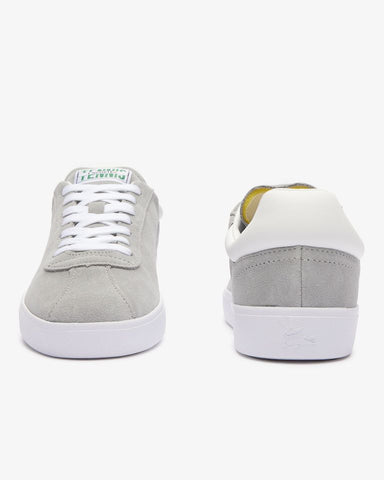 TENIS MASC BASESHOT LACOSTE CINZA/BRANCO 25Y