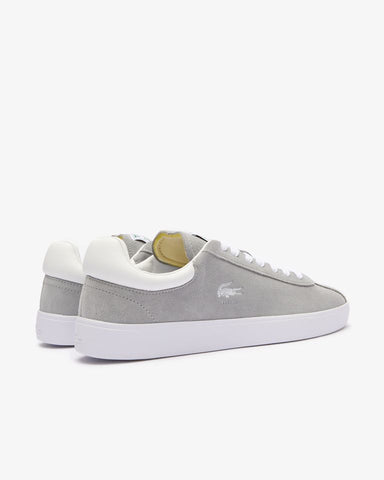 TENIS MASC BASESHOT LACOSTE CINZA/BRANCO 25Y