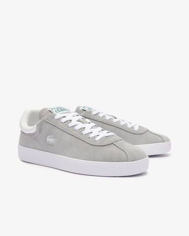 TENIS MASC BASESHOT LACOSTE CINZA/BRANCO 25Y