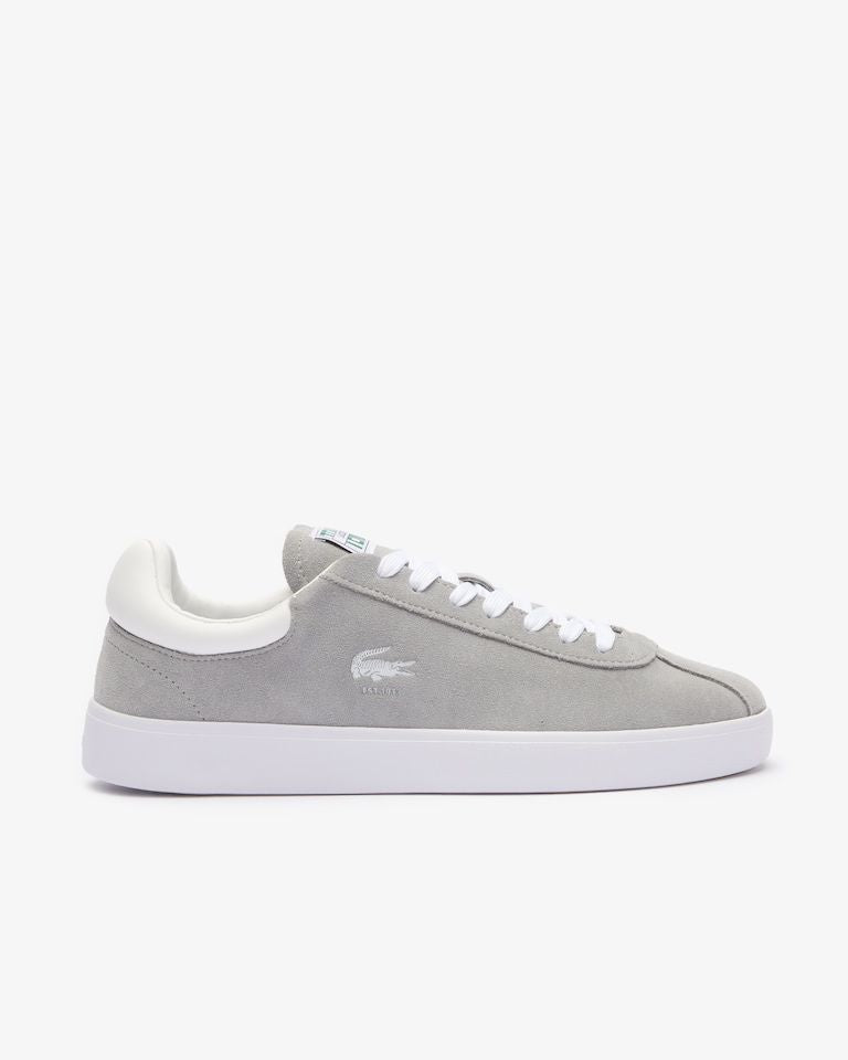 TENIS MASC BASESHOT LACOSTE CINZA/BRANCO 25Y