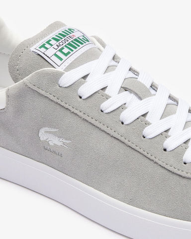 TENIS MASC BASESHOT LACOSTE CINZA/BRANCO 25Y