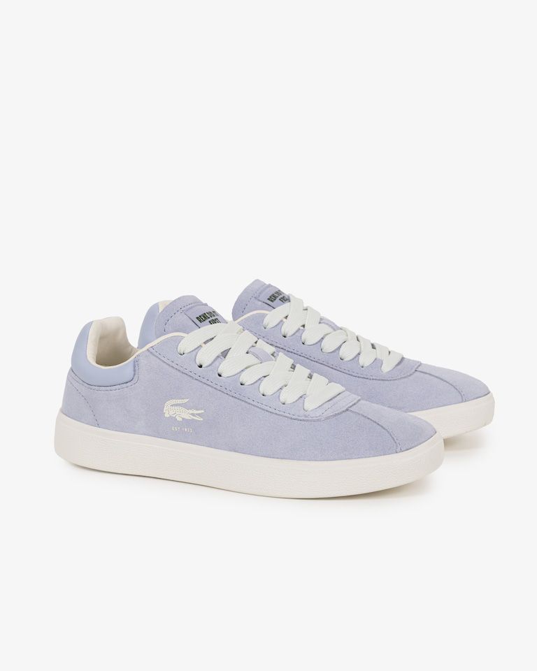 TENIS FEM BASESHOT LACOSTE AZUL CLARO/BRANCO TS1