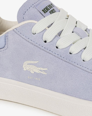 TENIS FEM BASESHOT LACOSTE AZUL CLARO/BRANCO TS1