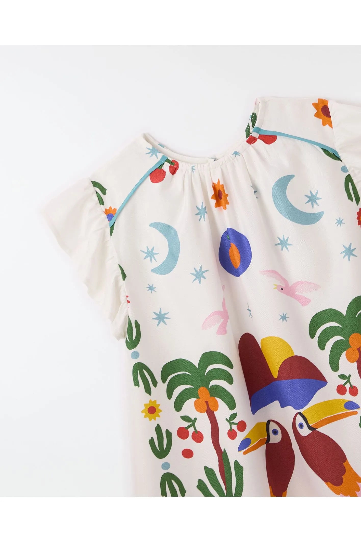 VESTIDO E CALCINHABEBE LENCO TUCANO MINI BRANCO