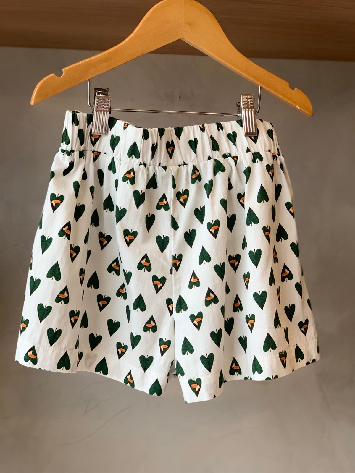 SHORT FEM JUV TUCANO FOLHA FARM FUTURA BRANCO