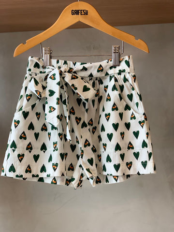 SHORT FEM JUV TUCANO FOLHA FARM FUTURA BRANCO